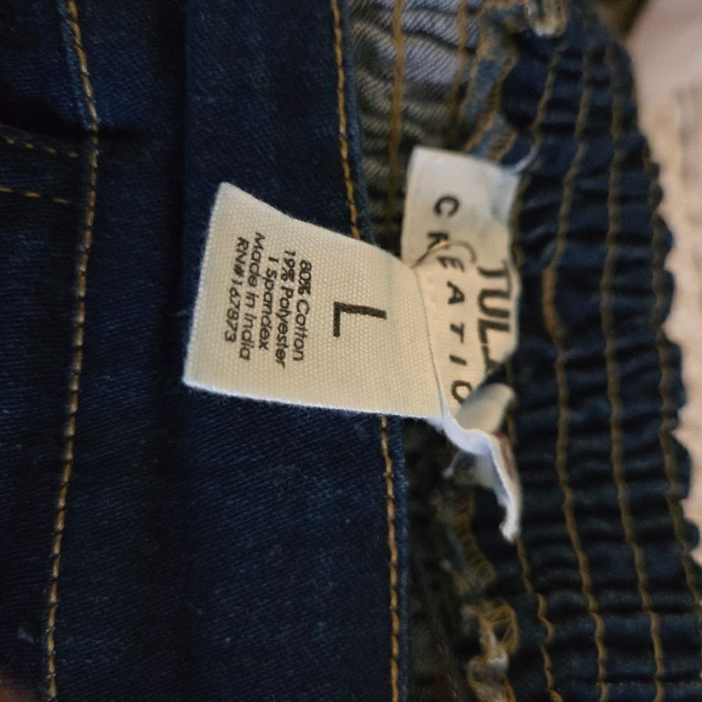 Tulip Dark Denim Stretch Tube Top NWT - Picture 4 of 4